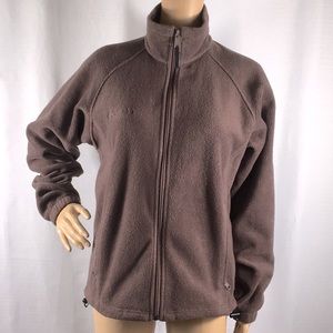 Columbia Size M 100% Polyester Brown  Women Jacket